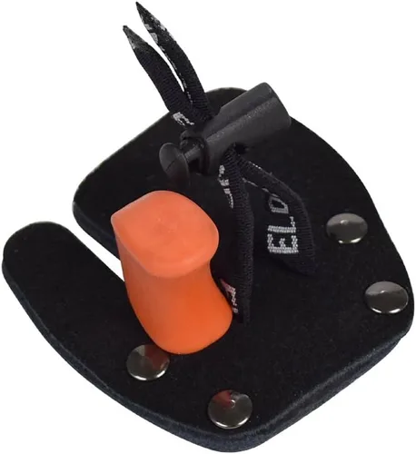 Vista 3 de Lengüetas de tiro con arco para dedos y protección de piel de vaca para arco recurvo para diestros