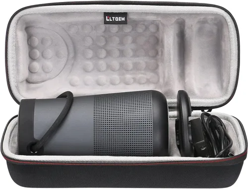 Vista 10 de LTGEM Funda protectora de viaje para altavoz Bose SoundLink Revolve+ o Revolve+ (Serie II) portátil y de larga duración Bluetooth 360