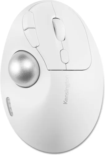 Vista 13 de Kensington Ratón inalámbrico TB450, Bluetooth LE y conexión de 2.4 GHz, 4 opciones de DPI, conecta hasta 3 dispositivos (K72194WW), negro-azul