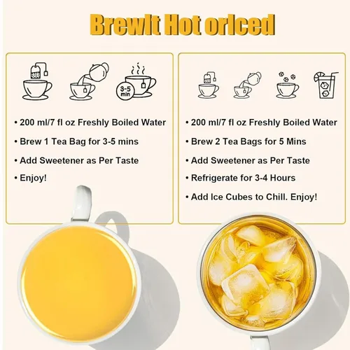 Vista 8 de Bolsas de té de cúrcuma y jengibre y canela orgánicas, té de hierbas natural de cúrcuma de primera calidad, bolsa de té de cúrcuma, mezcla hecha a