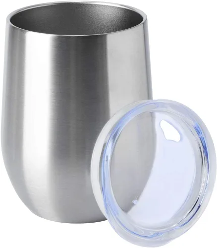 Vista 14 de HASLE OUTFITTERS Vasos aislados de 10 onzas con tapa y popote, vaso de acero inoxidable, taza de café de viaje, vaso reutilizable de doble pared