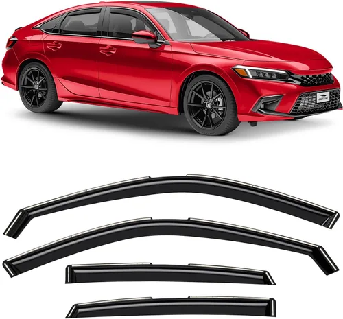 Vista 17 de Voron Glass Protectores de lluvia extra duraderos en canal para Chevrolet (Chevy) Blazer 2019-2026, deflectores de ventana, viseras de ventana