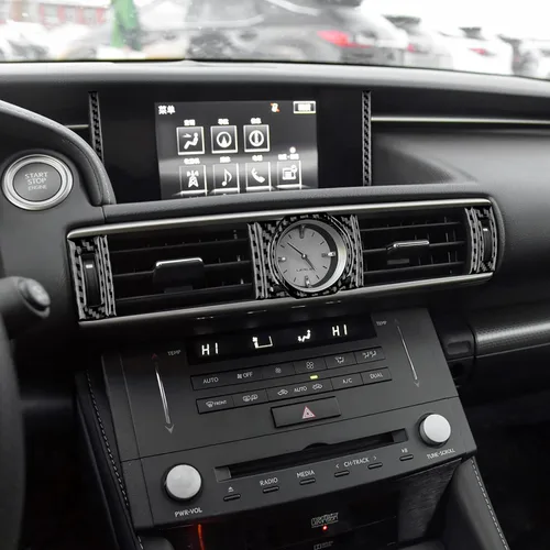 Vista 4 de AIRSPEED para Lexus RC Cubierta de Salida de Aire de la Consola Central con Marco de Fibra de Carbono para Decoración Interior Accesorios para Lexus