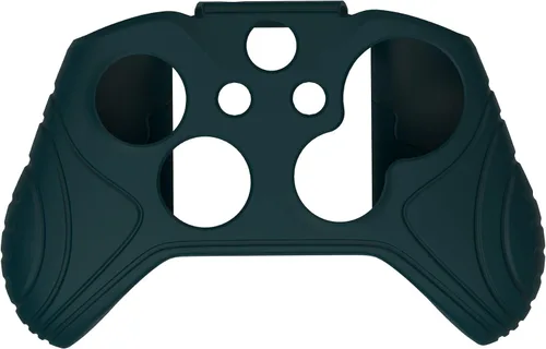 Vista 2 de PlayVital Samurai Edition Racing Green - Funda de silicona con agarre antideslizante para controlador Xbox One XS, funda protectora de goma suave