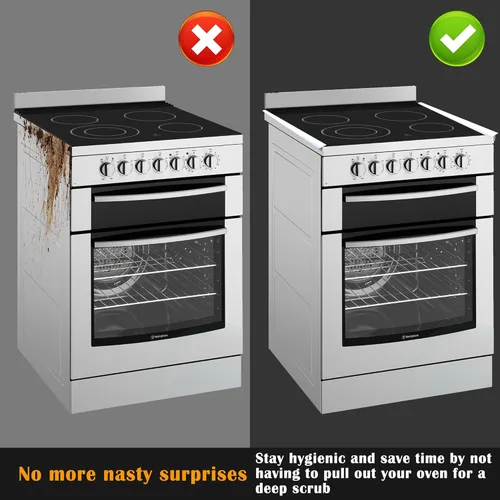 Vista 70 de KindGa Fundas para huecos de estufa, relleno de silicona para encimera, 30 pulgadas, se puede cortar a cualquier tamaño para un espacio de 0.2 a 1