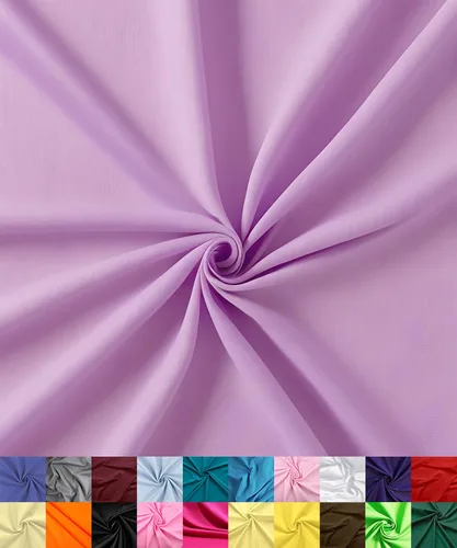 Vista 24 de Barcelonetta Tela de polialgodón para coser Tela de paño por yarda Rollo de 60" de ancho Ligera, transpirable Forro, textil