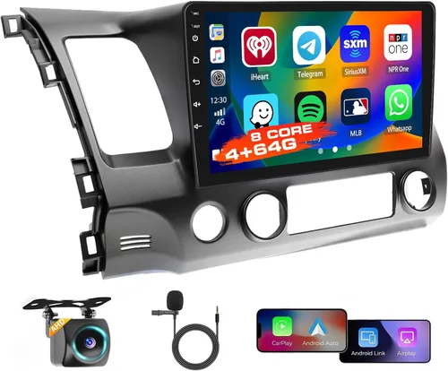 Vista 11 de Radio de coche Android para Honda Civic 2006-2011 Estéreo de coche 10.1 Pantalla táctil Estéreo GPS Navegación para coche Android Unidad principal