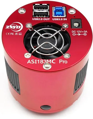 Vista 5 de ZWO ASI183MC Pro 20.18 MP CMOS Color Astronomía Cámara con USB 3.0 # ASI183MC-P