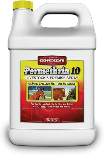 GORDON'S Permethrin 10 - Aerosol para ganado y local, 1 galón, 9291072