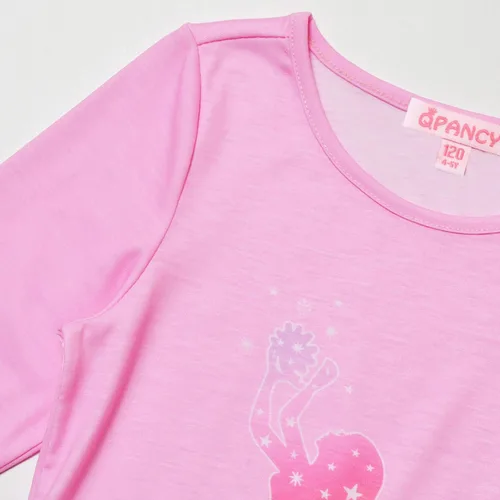 Vista 19 de QPANCY Conjunto de pijamas a juego para niñas y muñecas, pijamas de manga larga para otoño e invierno