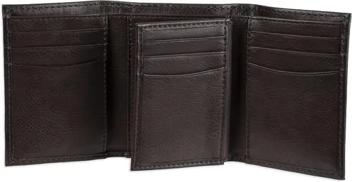 Vista 2 de Levis Mens Trifold Wallet-Sleek and Slim Includes Id Window and Credit Card Holder