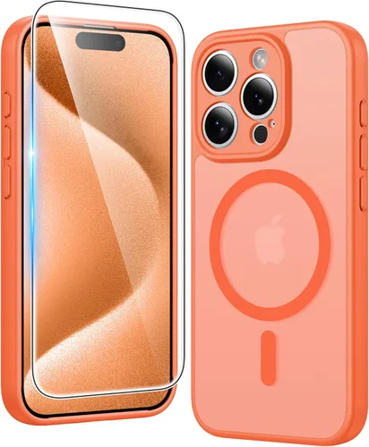 Vista 34 de FNTCASE para iPhone Air Case Clear: Fundas magnéticas para teléfono con protector de pantalla a prueba de caídas, compatibles con Magsafe, delgadas