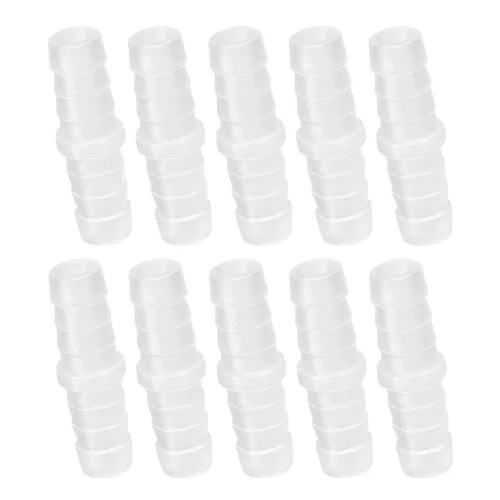 Vista 17 de Quickun Accesorio de Unión de Manguera de Púas de Plástico, 1" x 1" Empalme de Púas Reparador Junta Adaptador Ajuste (Paquete de 5)