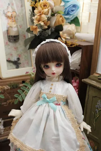 Vista 4 de Juego de 2 piezas de bolsas de la suerte con diseño original BJD, muñecas de princesa de 1/3 1/3 1/4 1/6 (1/3)