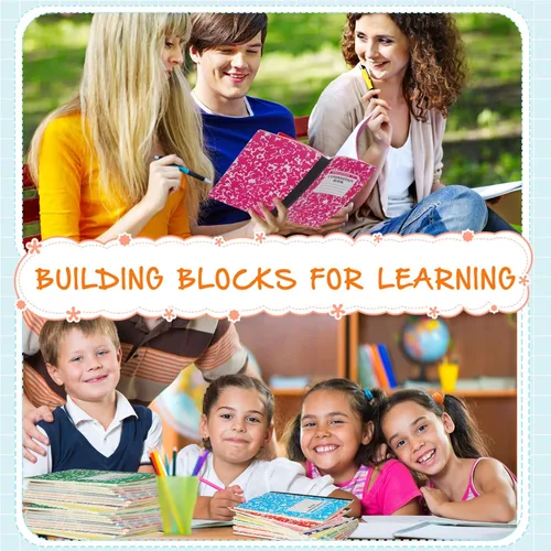 Vista 2 de Fainne Paquete de 100 cuadernos de composición A5 a granel, cuadernos de composición con rayas universitarias, cubiertas de mármol, cuadernos