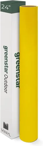 Vista 3 de Greenstar Sign - Calcomanías de vinilo autoadhesivas para exteriores, 3 mil 24 x 10 yardas, color azul zafiro