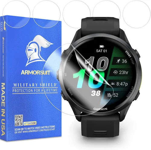 Vista 13 de ArmorSuit MilitaryShield - Protector de pantalla compatible con Fitbit Versa 2 (paquete de 6) de cobertura máxima, película transparente HD