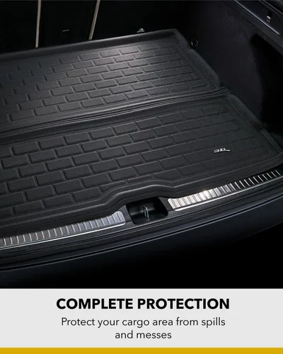Vista 3 de 3D MAXpider Forro de carga Kagu de ajuste personalizado (negro) compatible con Jeep Grand Cherokee (WK) 2011-2022 - Forro de carga
