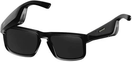 Vista 8 de Bose Frames Tenor, lentes inteligentes, gafas de sol con audio Bluetooth, con auriculares abiertos, rectangulares, color negro