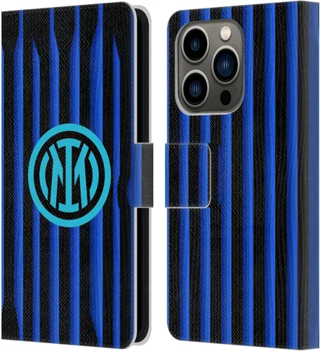 Vista 55 de Head Case Designs Officially Licensed Inter Milan Away 2025/26 Crest Kit Leather Wallet Case Compatible with Apple iPhone 7 Plus/iPhone 8 Plus