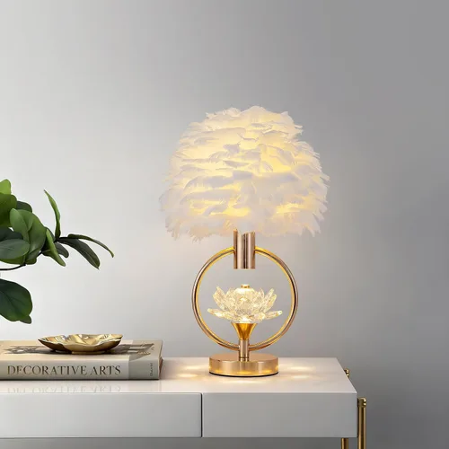 Vista 11 de ZYLEISENBAO Lámpara de Flor de Rosa Rosa Romántica Lámpara de Mesita de Noche Princesa Lámpara de Mesa de Flor para Mesita de Noche Luz