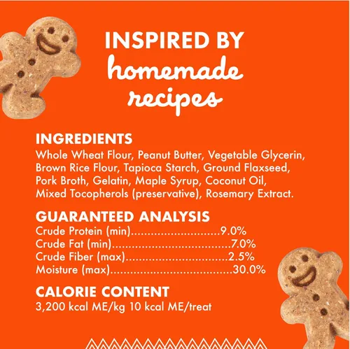 Vista 3 de Buddy Biscuits Softies - Bolsa de 8 onzas, suave y masticable, golosinas naturales con sabor a mantequilla de maní para perros, horneadas al horno