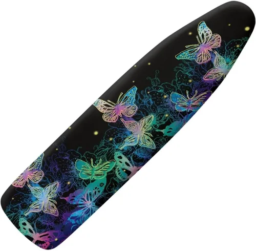 Vista 35 de Art Daisy - Funda para tabla de planchar de tamaño estándar, con borde elástico, 15 x 54 pulgadas, resistente al satén y abrasador, para el hogar