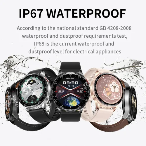 Vista 5 de Reloj inteligente Alliget con auriculares, reloj inteligente Bluetooth 2 en 1, reloj inteligente de 1.39" con pantalla HD IPS para hombres