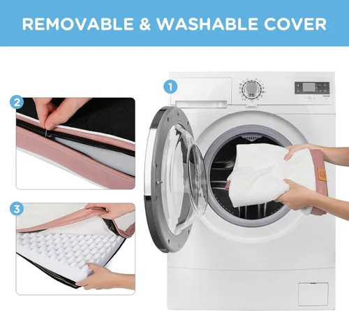 Vista 3 de Cama ortopédica para perros grandes, cama de lujo impermeable de felpa para jaula de perros con funda extraíble y lavable con parte inferior