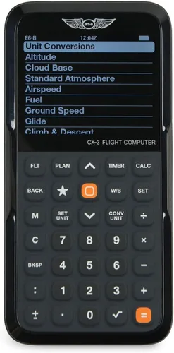 Vista 5 de ASA Computadora de vuelo CX-3 - E6B electrónica avanzada para una planificación precisa de vuelo y preparación de exámenes de la FAA