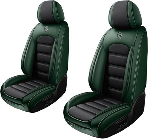 Vista 33 de 5 fundas de asiento para Nissan Frontier 2005-2023, de cuero, impermeables, antideslizantes, cómodas fundas de asiento de automóvil con bolsa