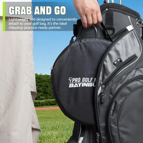 Vista 5 de BAYINBULAK Red de práctica de astillado de golf, accesorios de golf para hombres, 1 paquete