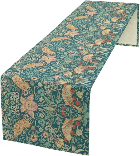 Vista 31 de YCness Camino de mesa con estampado de vaca, estilo occidental, estampado de piel de vaca marrón, estilo occidental, decoración de mesa