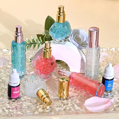 Vista 5 de JUYRLE Kit de fabricación de perfumes DIY - 37 piezas de kits de fabricación de perfumes para mujeres, haz tu propio aroma con aceite esencial