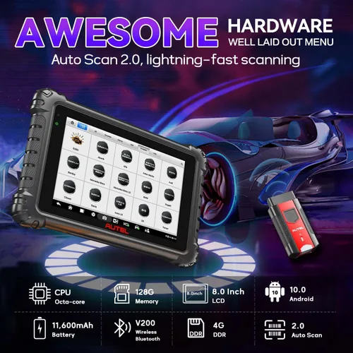 Vista 9 de Autel MaxiSYS MS906pro TS Autel Scanner Actualización de MS906 Pro/ MS906TS/ MK908 Escáner de Coche Superior CAN FD/Do IP 36+ Servicios Diagnóstico