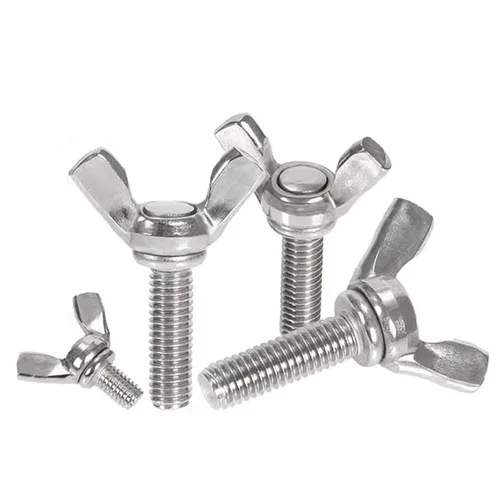 M3-0.5 x 6mm Tornillos de mariposa de ala de acero inoxidable 304, pernos de ala, sujetadores de máquina, tornillos de mano para equipos