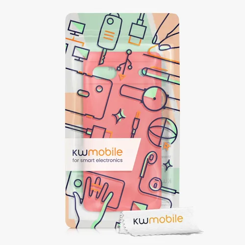Vista 712 de kwmobile Funda Compatible con Google Pixel 6 Pro - Funda de teléfono de silicona TPU con acabado suave - Azul Arrecife
