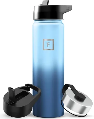 Vista 109 de IRON °FLASK Frasco de hidratación para acampar y senderismo con boquilla, botella de agua deportiva de acero inoxidable con aislamiento de boca