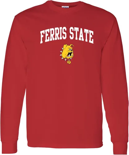 Vista 178 de NCAA oficial de College – University Team Color Arco Logo Manga Larga