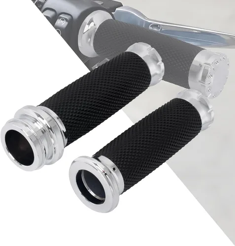 Vista 14 de HDBUBALUS 1" Electronic Throttle Defiance Handlebar Grips 25mm Hand Grips Fit for Harley Touring Street Glide Road King Road Glide Electra Glide