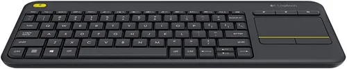 Vista 3 de Logitech Wireless Touch K400 Plus con panel táctil multitáctil de 3.5 pulgadas, teclas silenciosas, rango de 33 pies, Plug-and-Play (renovado)