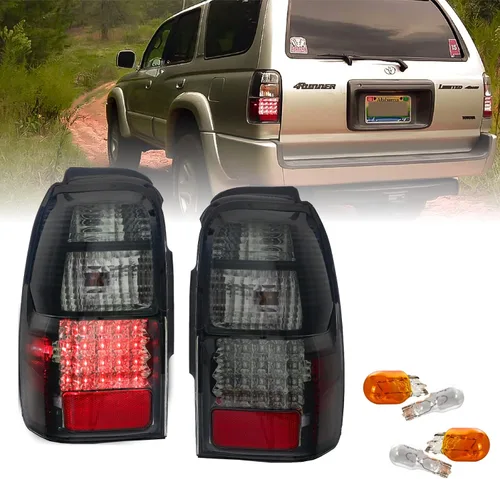 Vista 12 de USR UNIQUE STYLE RACING 96-02 VZN185/RZN180 - Juego de lámparas traseras (izquierda + derecha) compatible con Toyota 4Runner 1996-2002 de 3ª