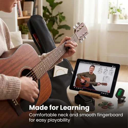 Vista 6 de Conjuntos de guitarras acústicas Fender CD-60.