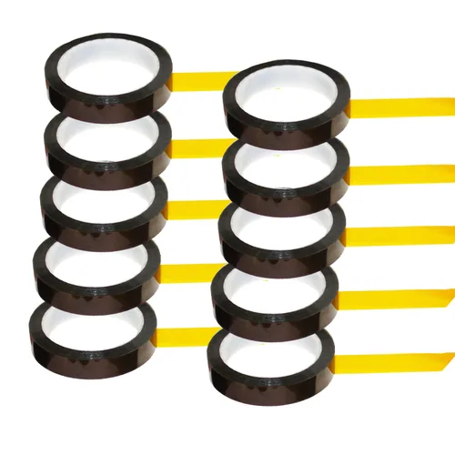 Vista 15 de Cinta Kapton de polimida, 1 Mil, 1/2 X 36 yardas