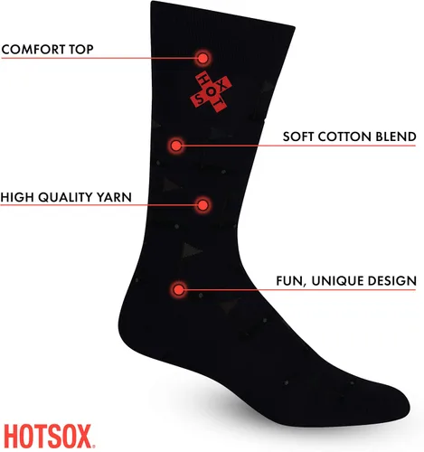 Vista 5 de Hot Sox Men's Fun Golf Crew Socks-1 Pair Pack-Cool & Funny Novelty Fashion Gifts