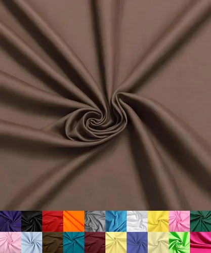 Vista 36 de Barcelonetta Tela de polialgodón para coser Tela de paño por yarda Rollo de 60" de ancho Ligera, transpirable Forro, textil