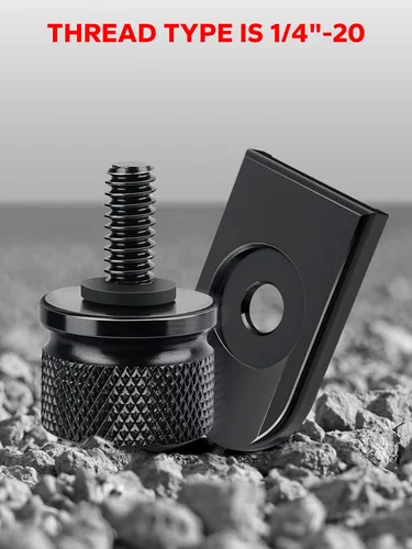 Vista 2 de Amazicha Cubierta de perilla de montaje de tornillo de lengüeta negra para Harley Touring 1996-2024