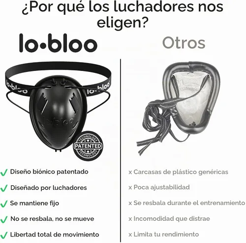 Vista 4 de Lo Bloo Thai Cup 2.0 Professional Athletic/Coquilla protectora de ingle para Deportes de contacto como el MMA, grappling, Jiu-Jitsu Brasileño
