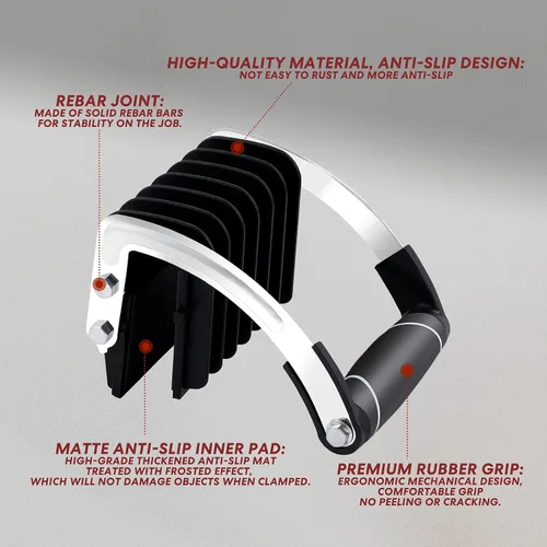 Vista 2 de Portapaneles, herramienta de elevación de madera contrachapada, herramienta de transporte de paneles de yeso, ahorra esfuerzo, resistente al