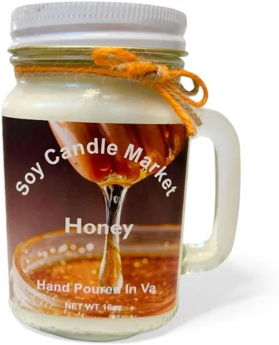 Vista 31 de Velas perfumadas de soja Velas hechas a mano y altamente aromáticas que queman hasta 85 horas en tarro de cristal, perfectas para decoración